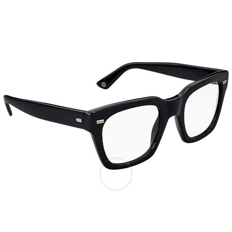 gucci black glasses men|men's gucci clear lens glasses.